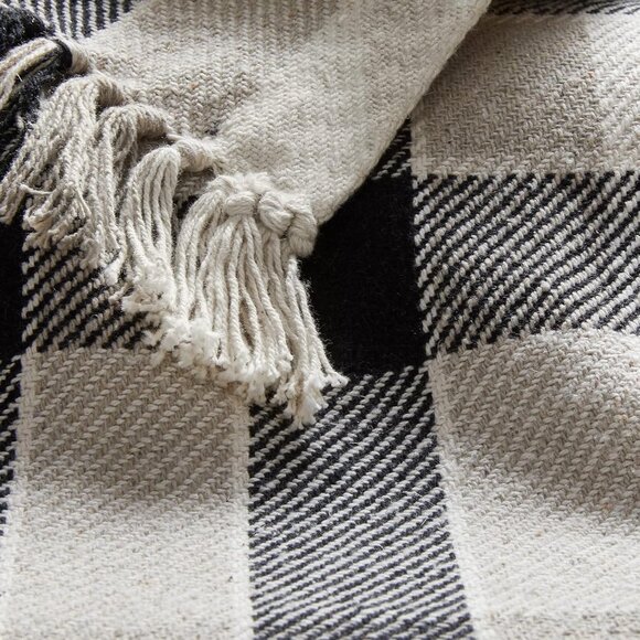 50x60 Throw Blanket - Soft and Breathable Cotton Throw Blanket for Couch, Bed, C - Picture 5 of 8